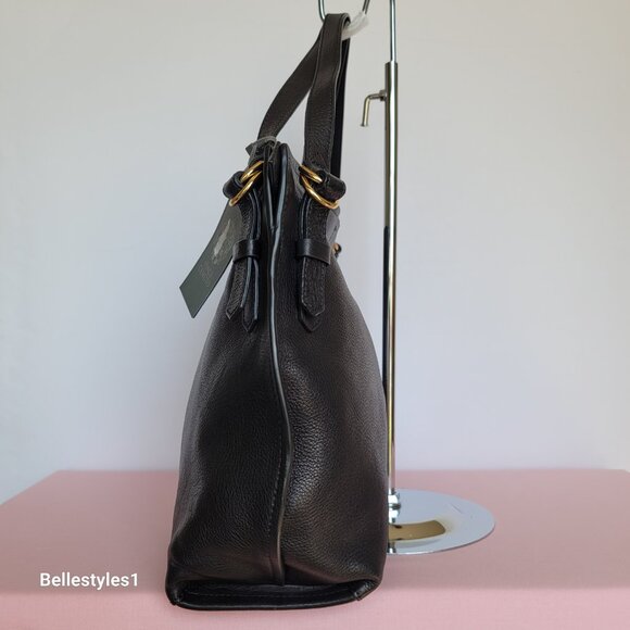 VINCE CAMUTO Aniko Satchel With Dual Handles- Black. PRE-OWNED. LIGHTLY USED.⭐ - Picture 8 of 16